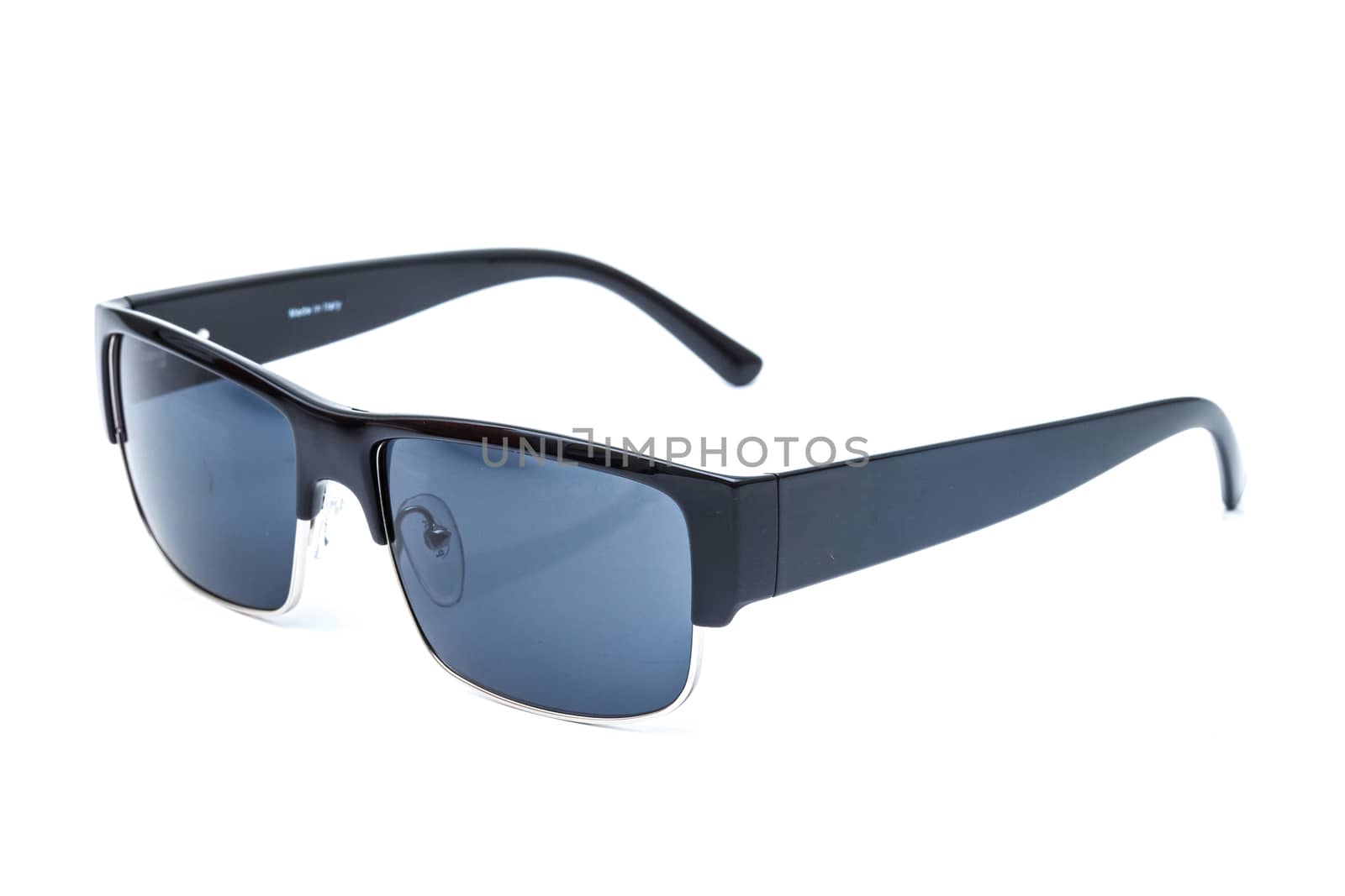 Modern fashion Sunglasses against a white background