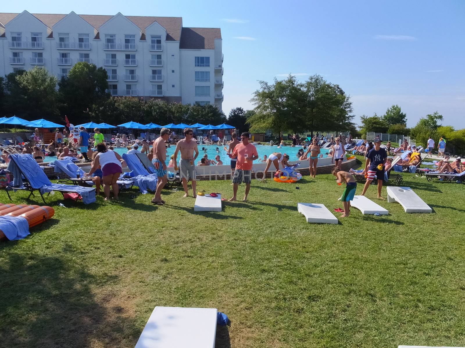 Poolside fun at the Hyatt Regency Chesapeake Bay resort in Cambridge, Maryland by sainaniritu