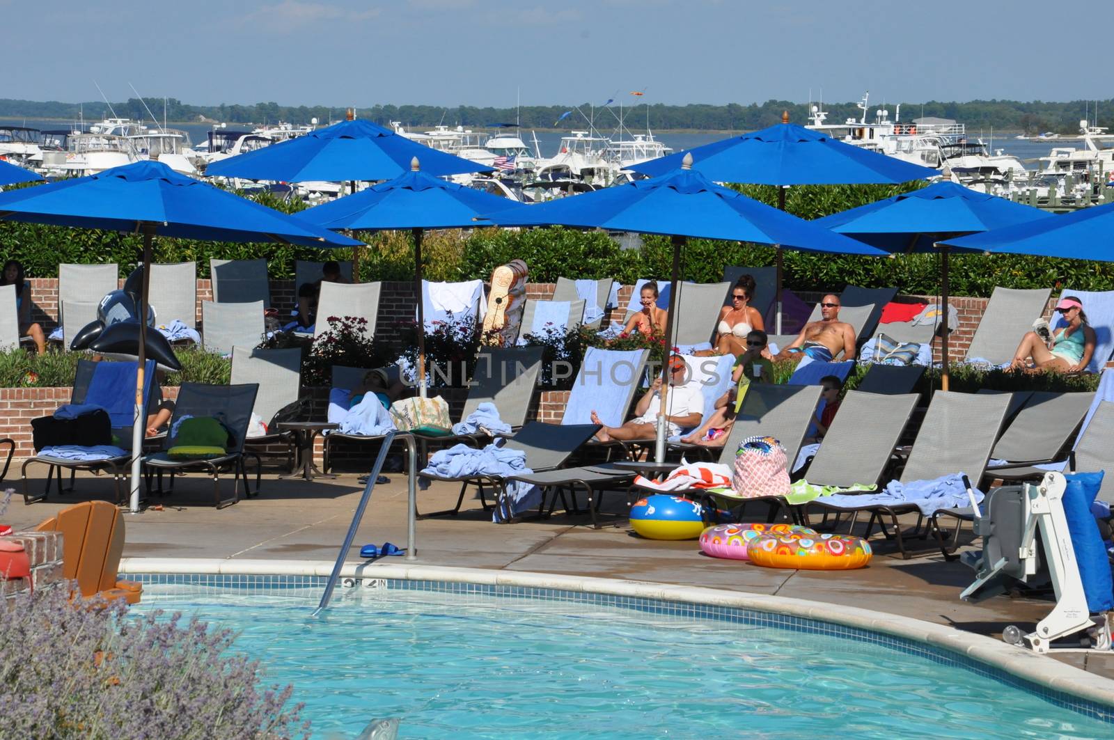 Poolside fun at the Hyatt Regency Chesapeake Bay resort in Cambridge, Maryland by sainaniritu