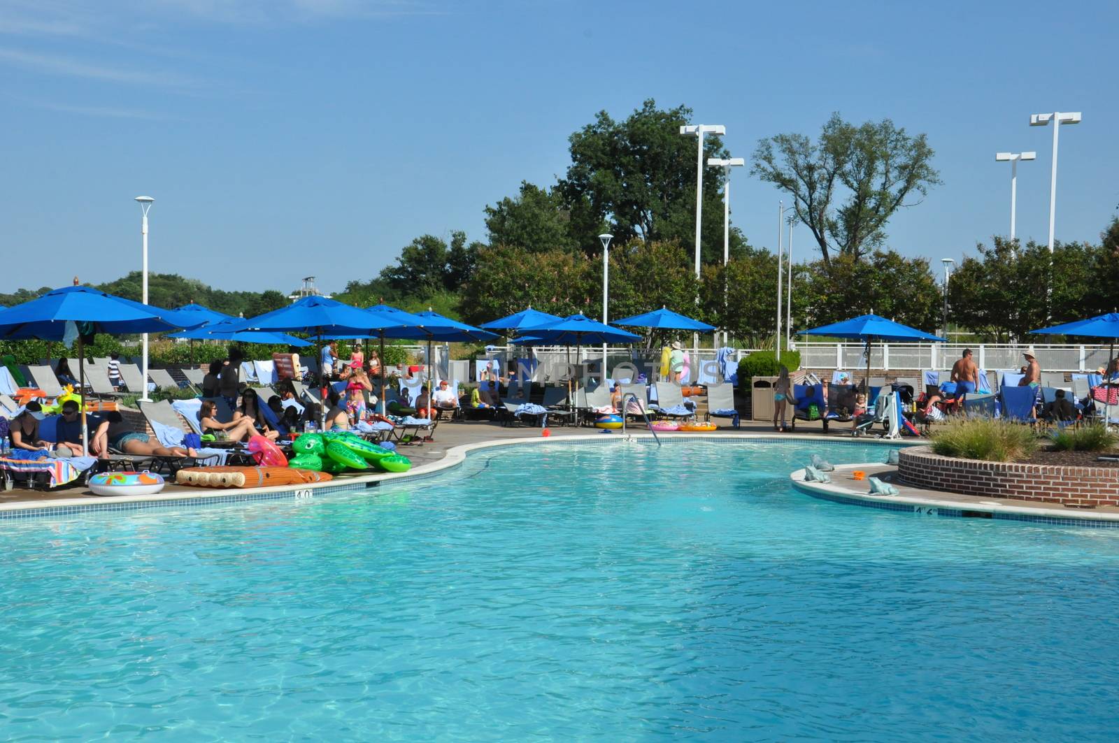 Poolside fun at the Hyatt Regency Chesapeake Bay resort in Cambridge, Maryland by sainaniritu