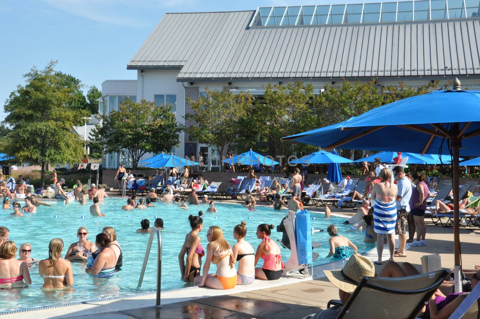 Poolside fun at the Hyatt Regency Chesapeake Bay resort in Cambridge, Maryland by sainaniritu