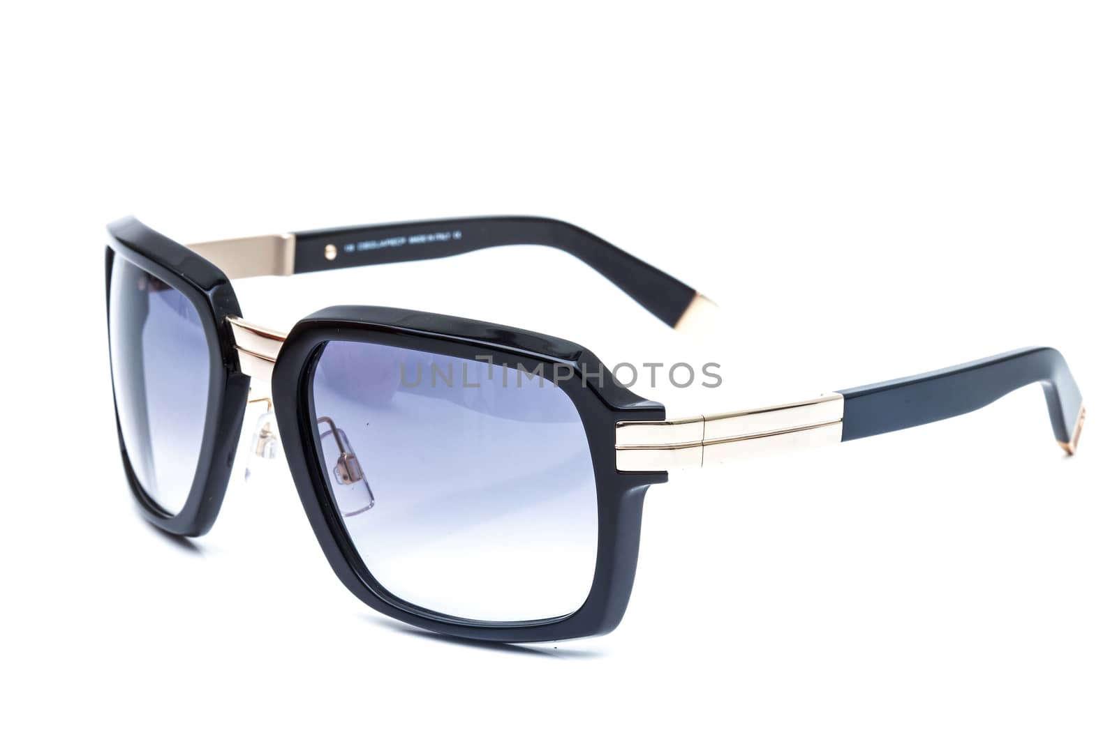 Modern fashion Sunglasses against a white background