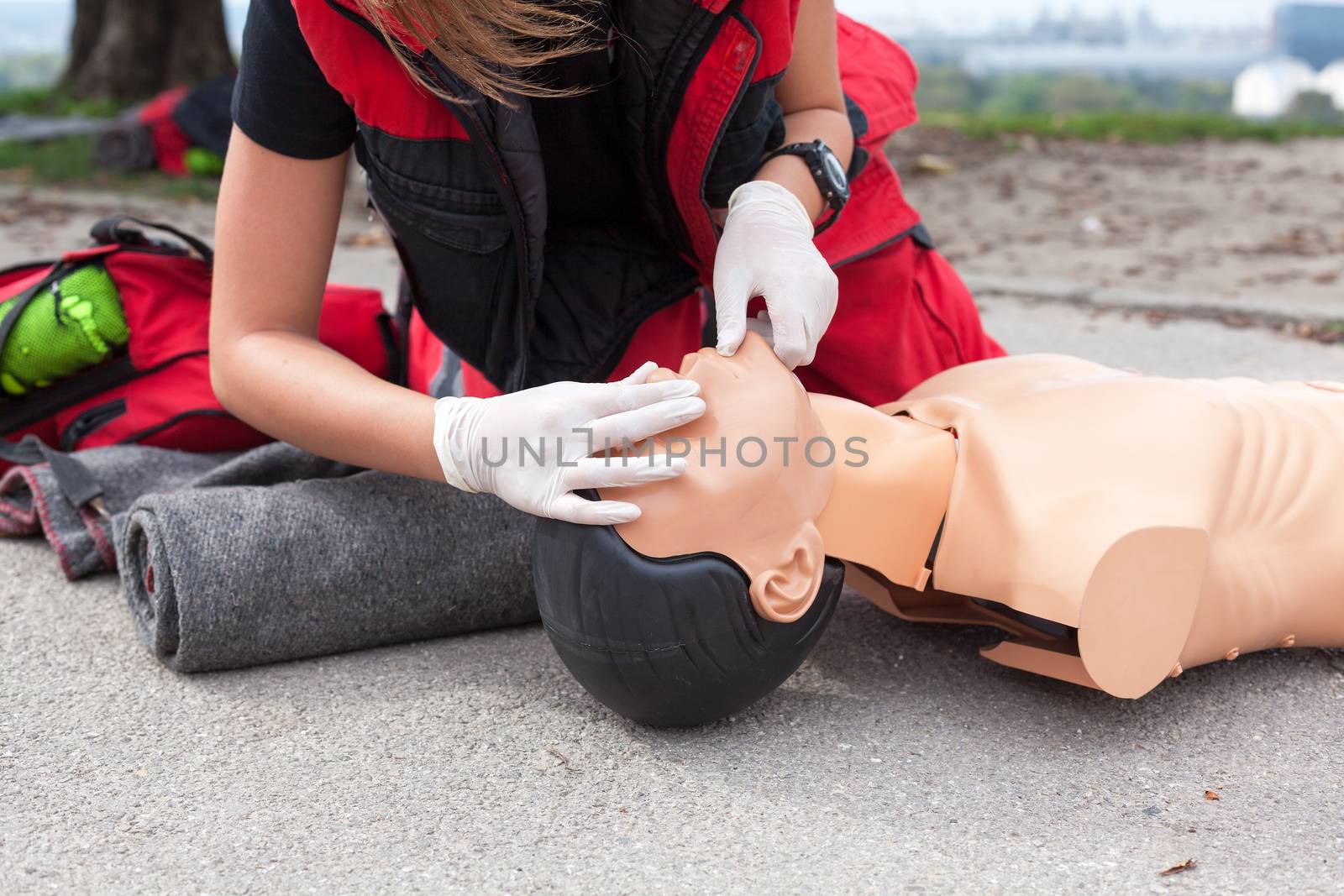 Cardiopulmonary resuscitation (CPR) training detail