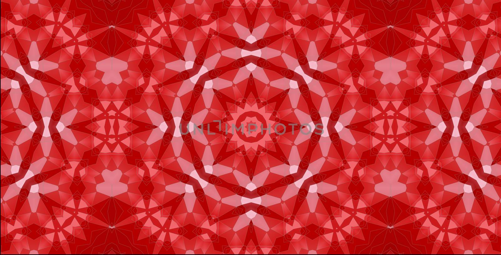 abstract kaleidoscopic pattern, colorful floral background