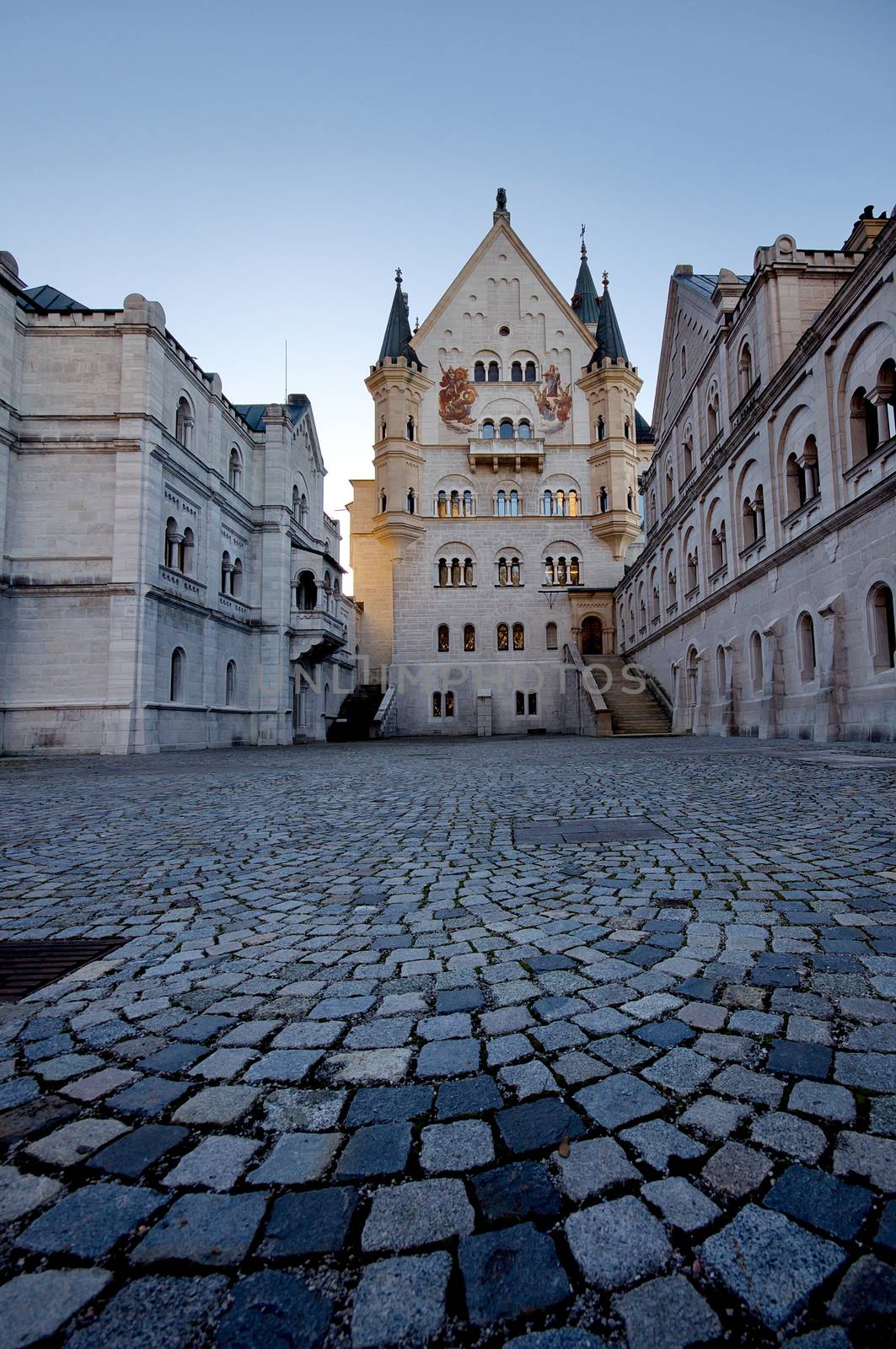 Castle of Neuschwanstein near Munich in Germany