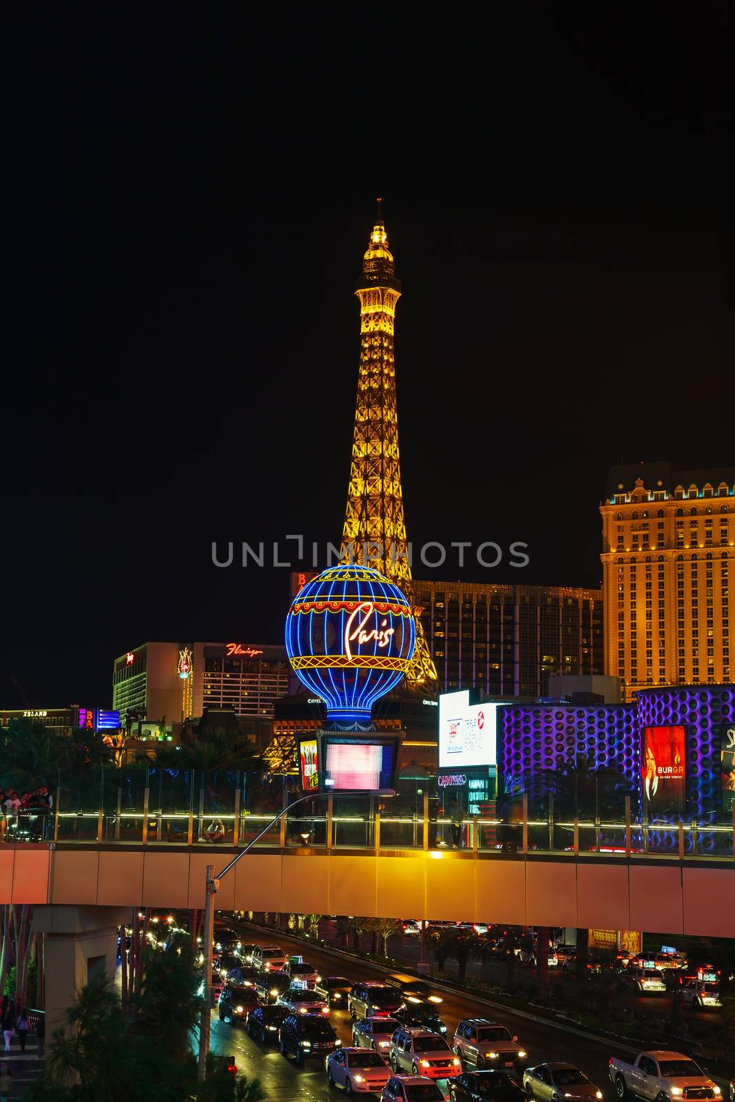 Las Vegas boulevard in the night by AndreyKr