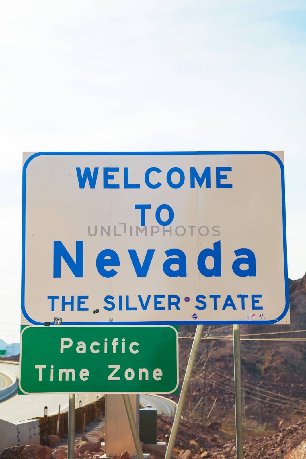 Welcome to Nevada road sign by AndreyKr