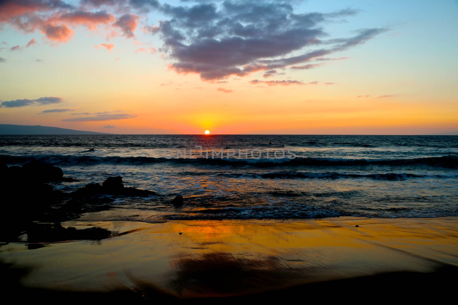 Maui Sunset Beach by jhlemmer