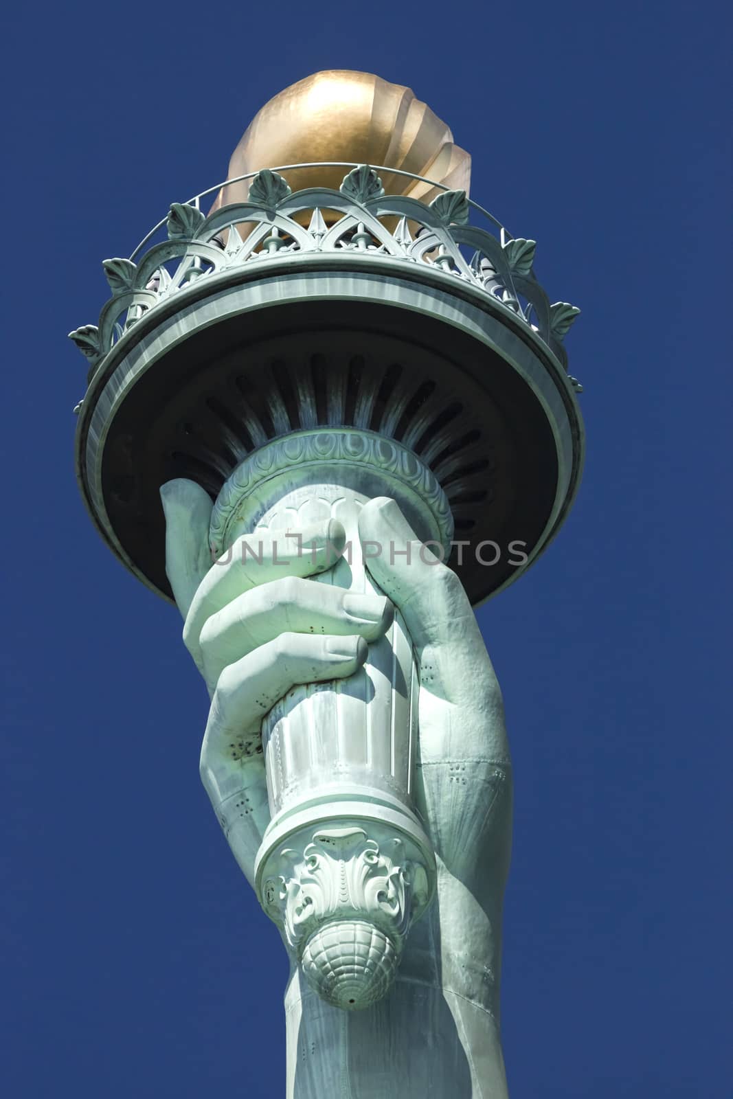 The Statue of Liberty the Torch Detail by hanusst