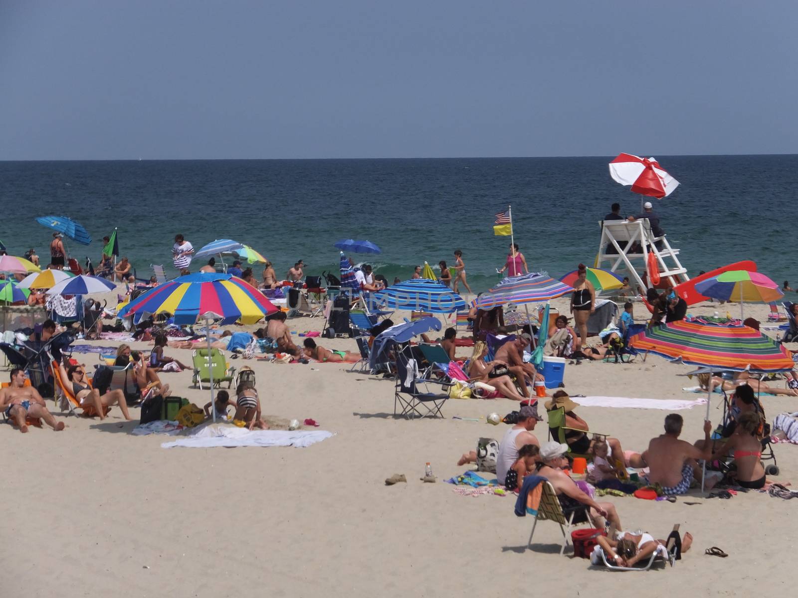 Beach at Seaside Height at Jersey Shore in New Jersey by sainaniritu