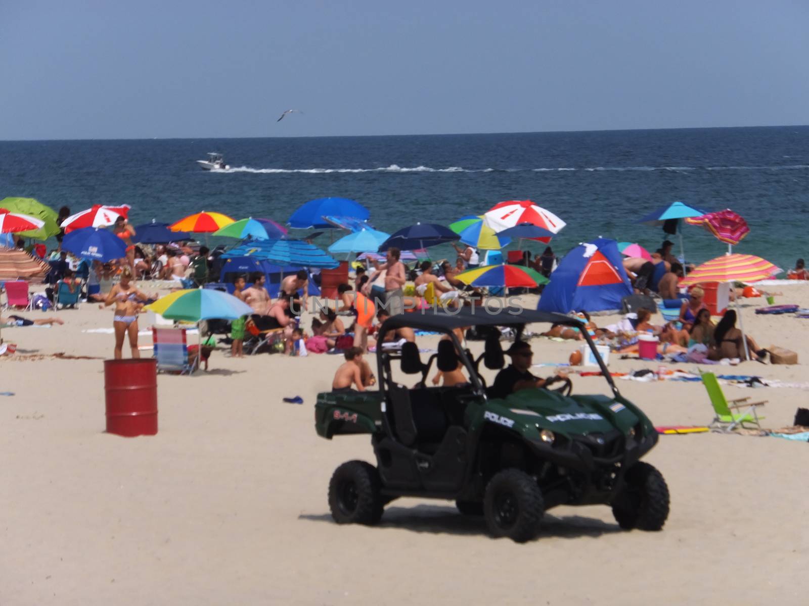 Beach at Seaside Height at Jersey Shore in New Jersey by sainaniritu