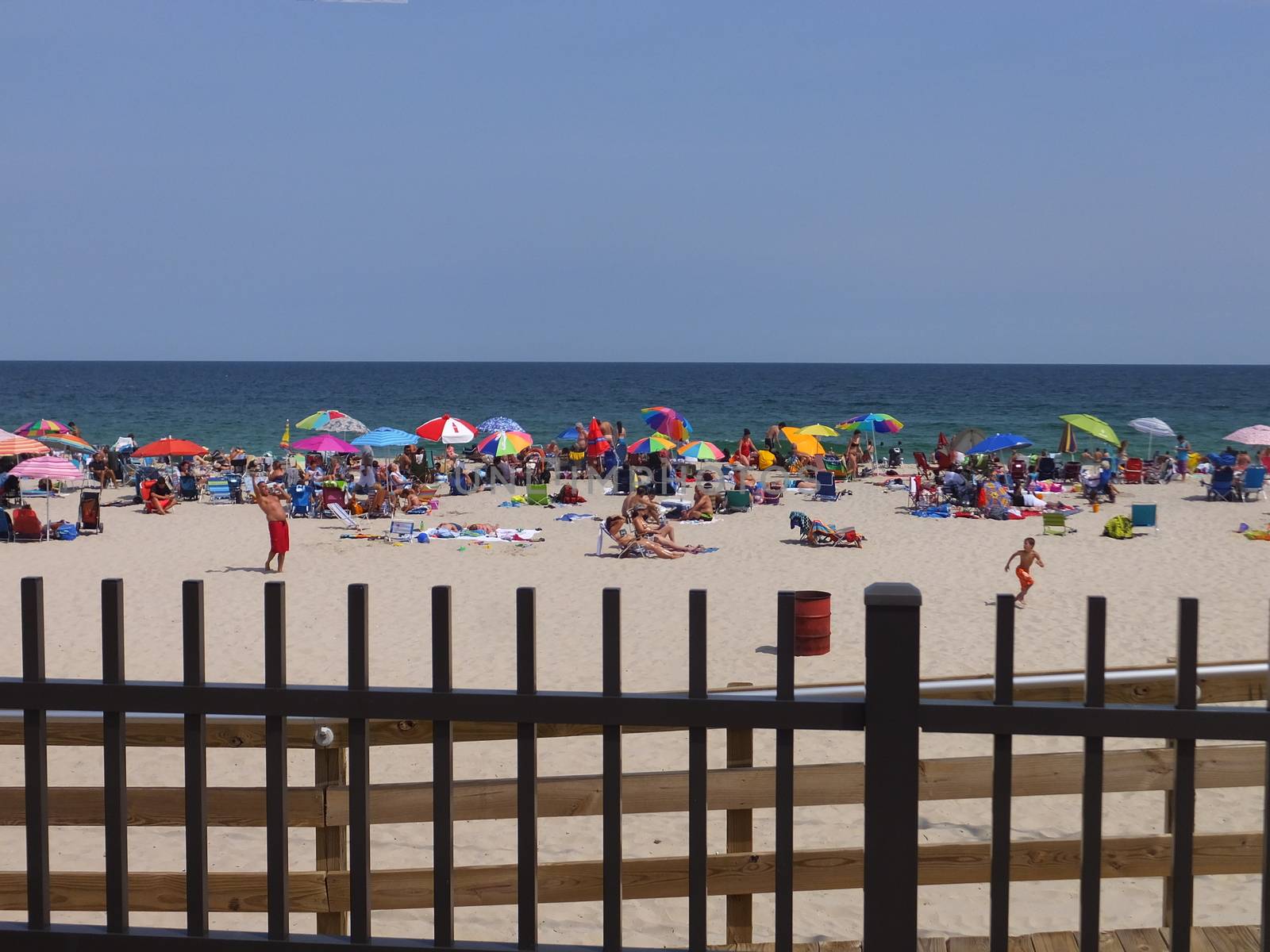 Beach at Seaside Height at Jersey Shore in New Jersey