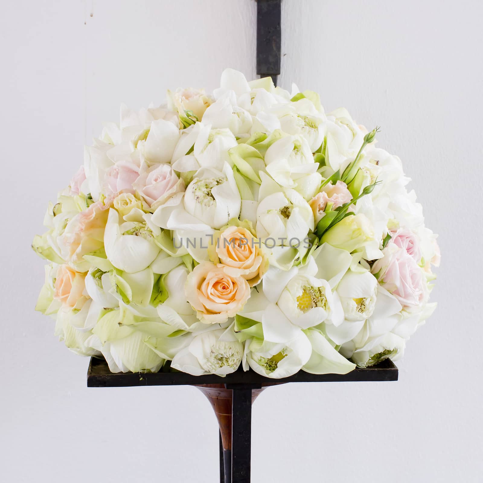 flowers bouquet arrange for decoration in wedding ceremony by art9858