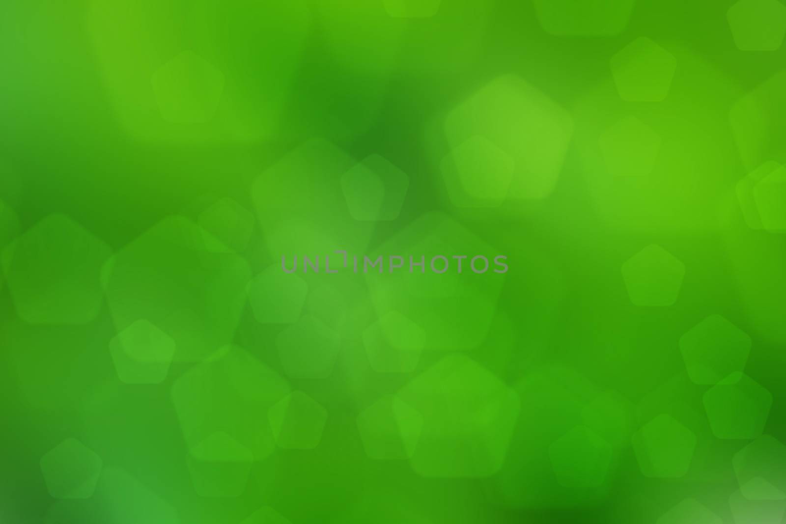 abstract green nature background, pentagon bokeh by a3701027
