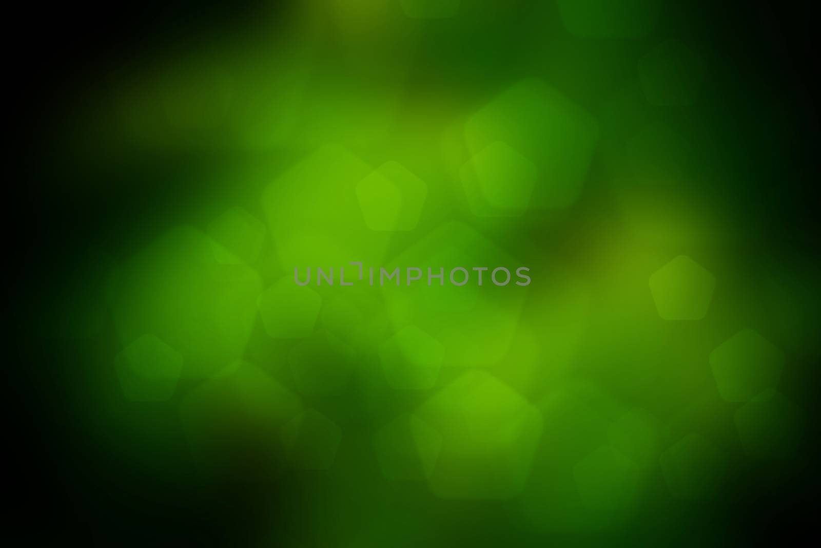 abstract green nature background, pentagon bokeh by a3701027