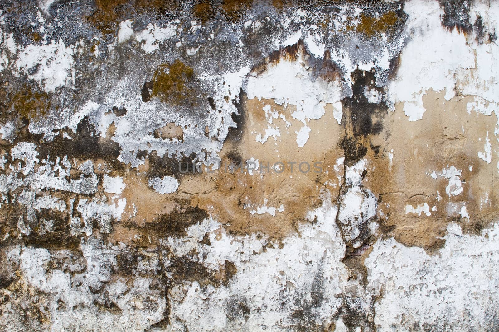 Old damaged grunge wall background or texture.