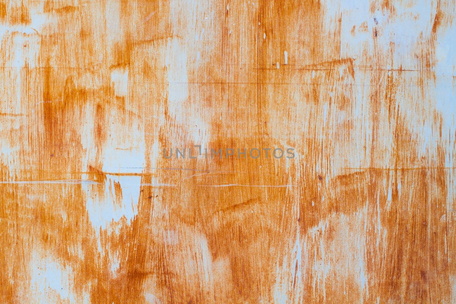 orange rusty metal texture wall used as background.