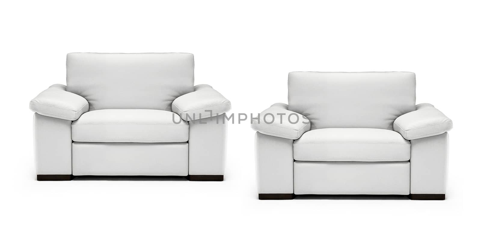 Image of a modern leather armchairs by ozaiachin