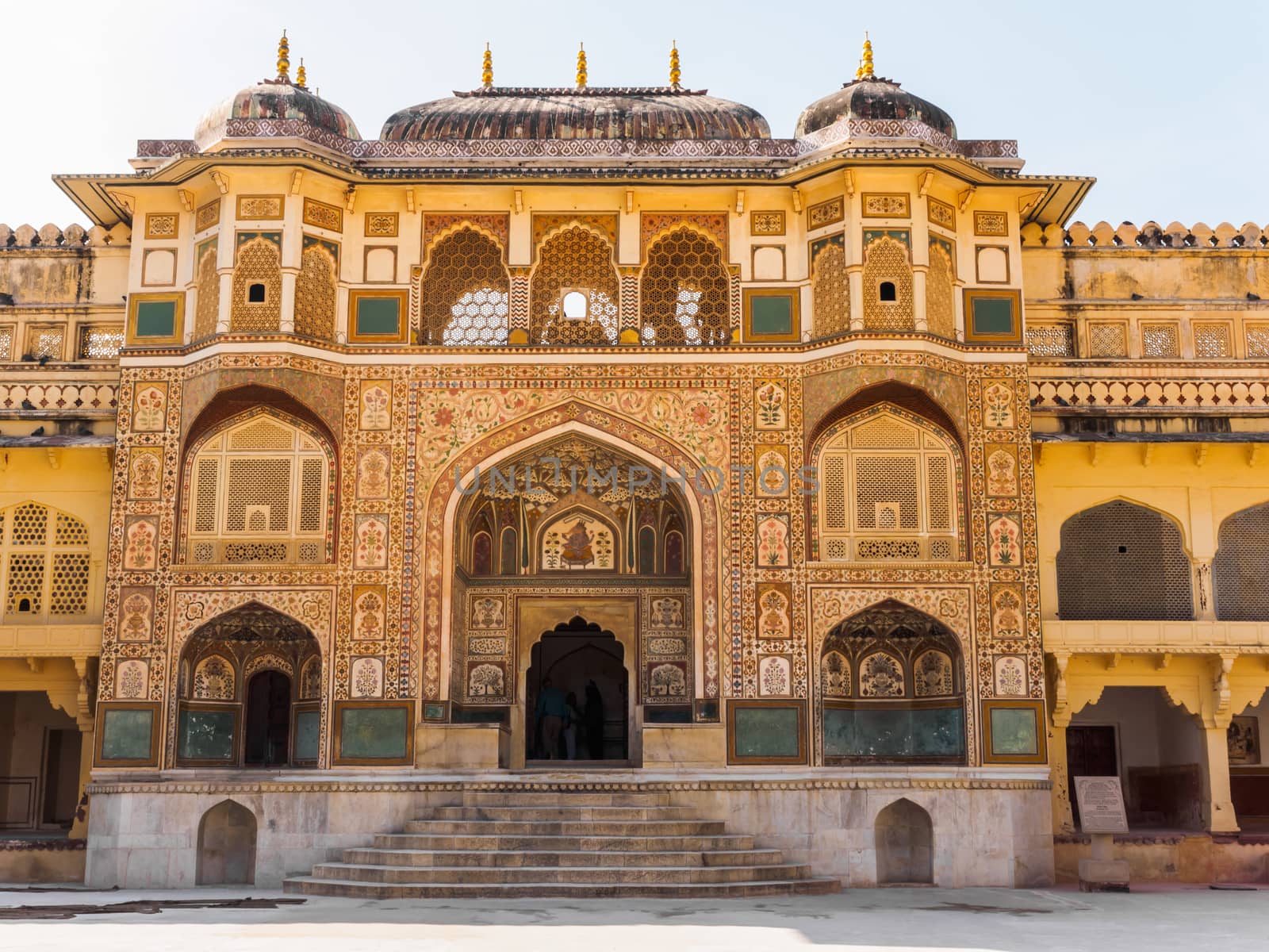 Ganesh Pol at Amber Palace in Jaipur, Rajasthan, India