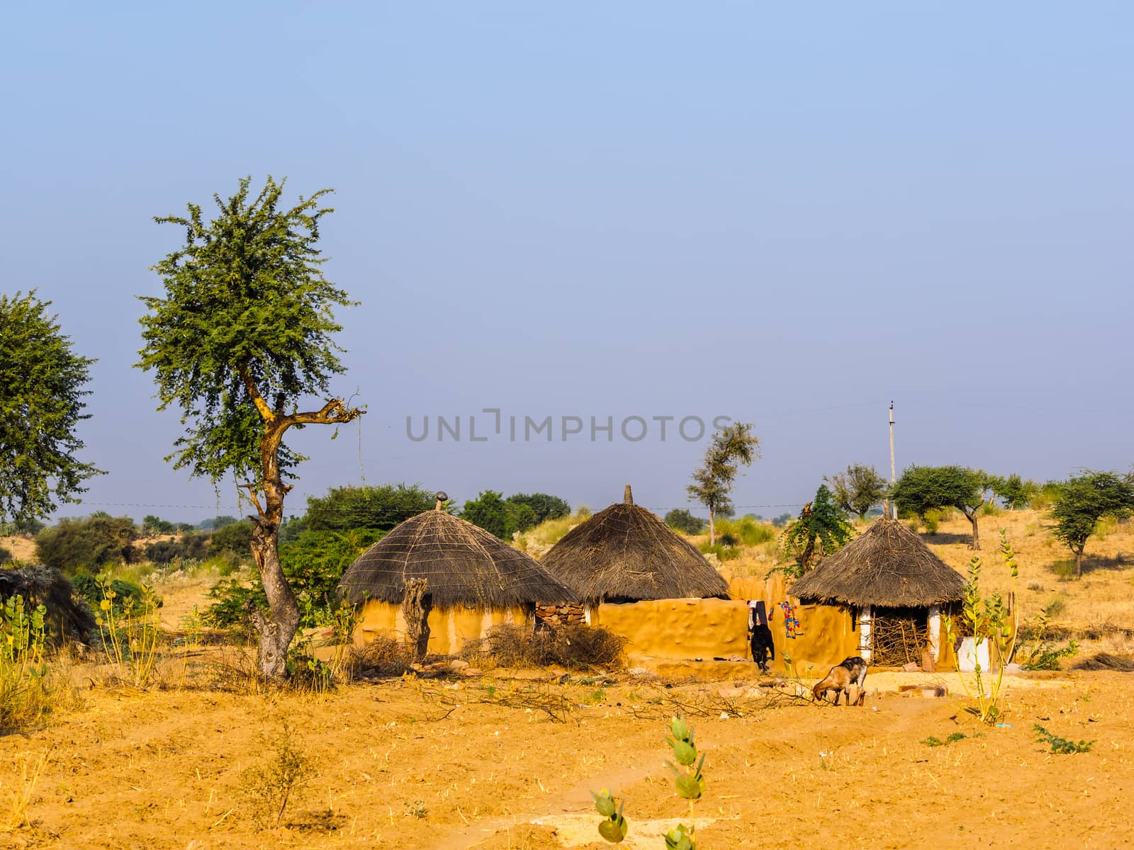 House of farmer in Jaisalmer, Rajasthan, India