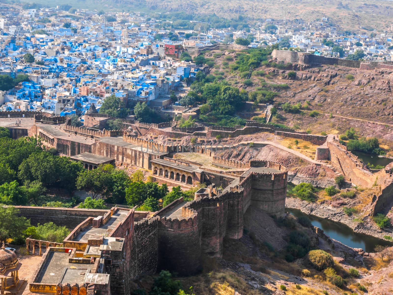 Mehrangarh Fort and The Sun City, Jodhpur, Rajasthan, India