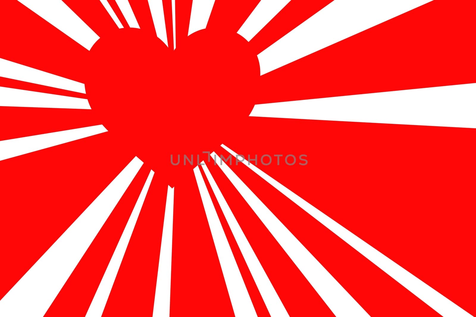 red retro style sunburst, valentine background with red heart
