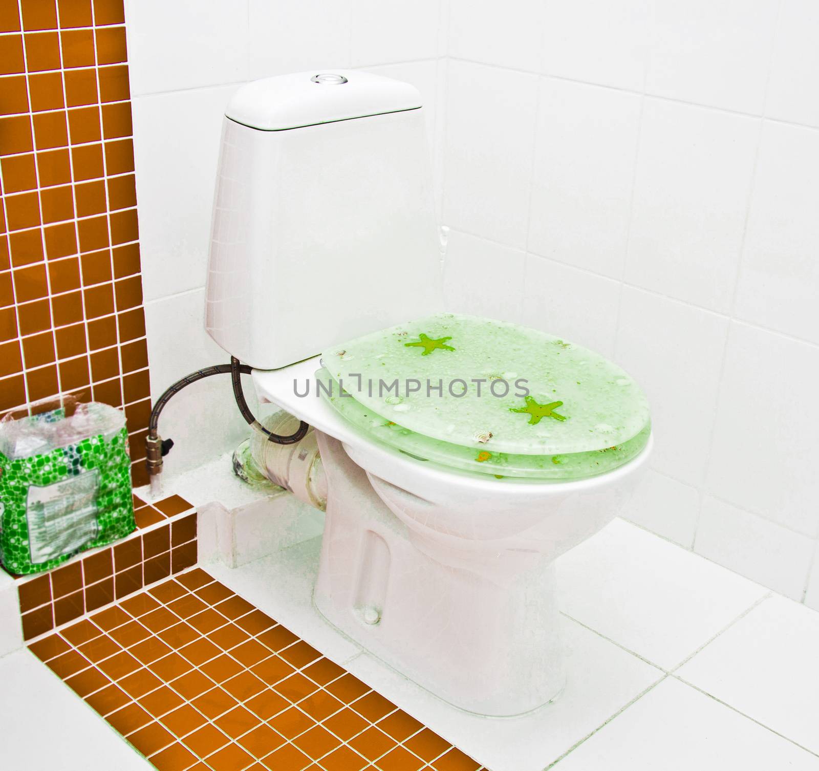 modern toilet in the bathroom