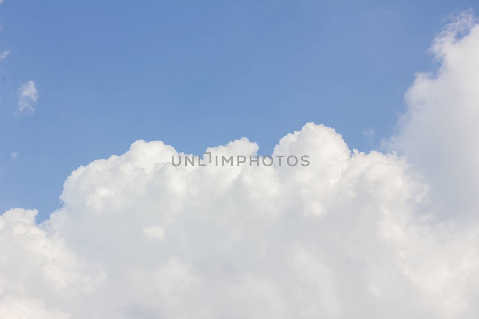 Clouds with blue sky used for background.