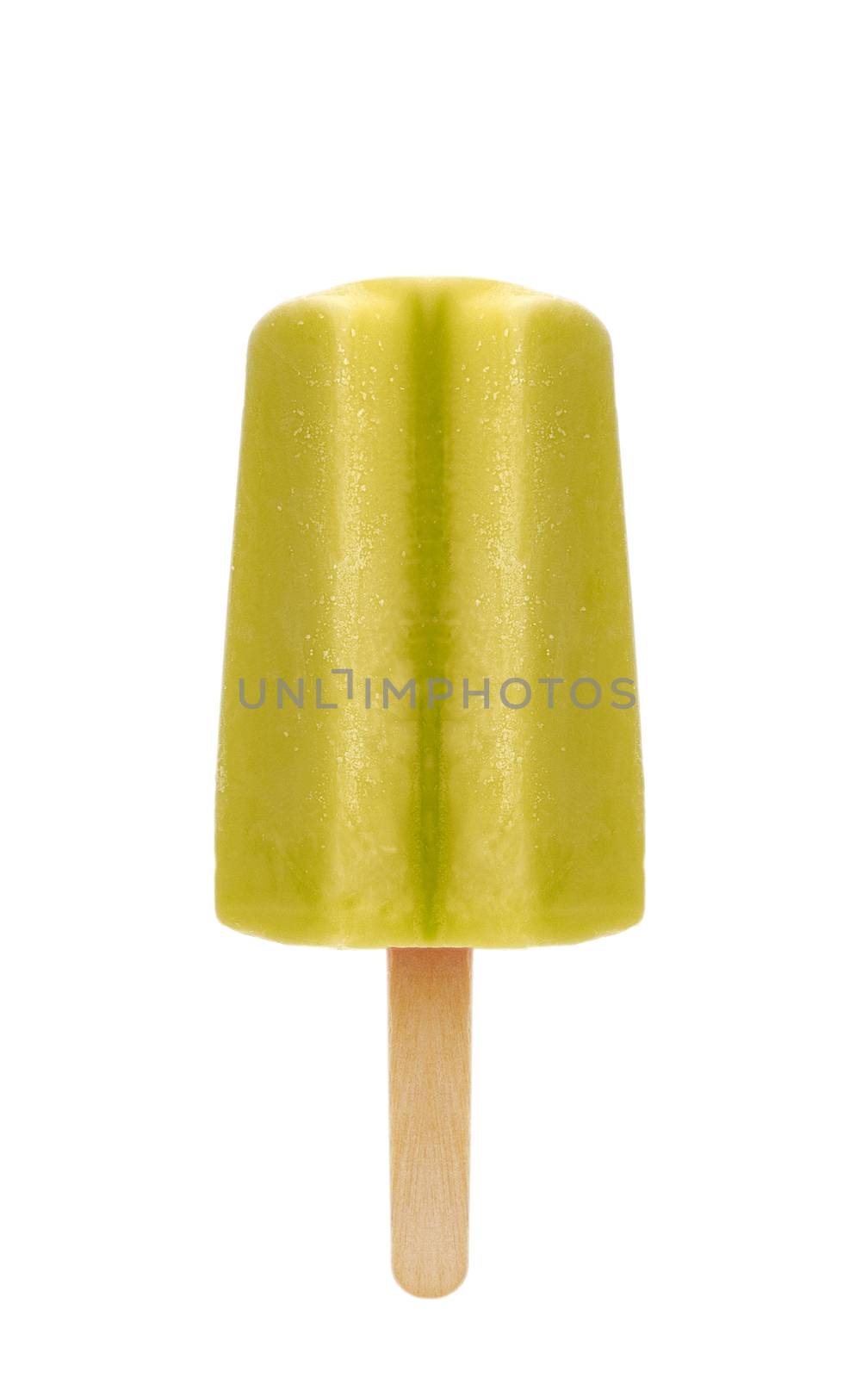orange ice-lolly isolated