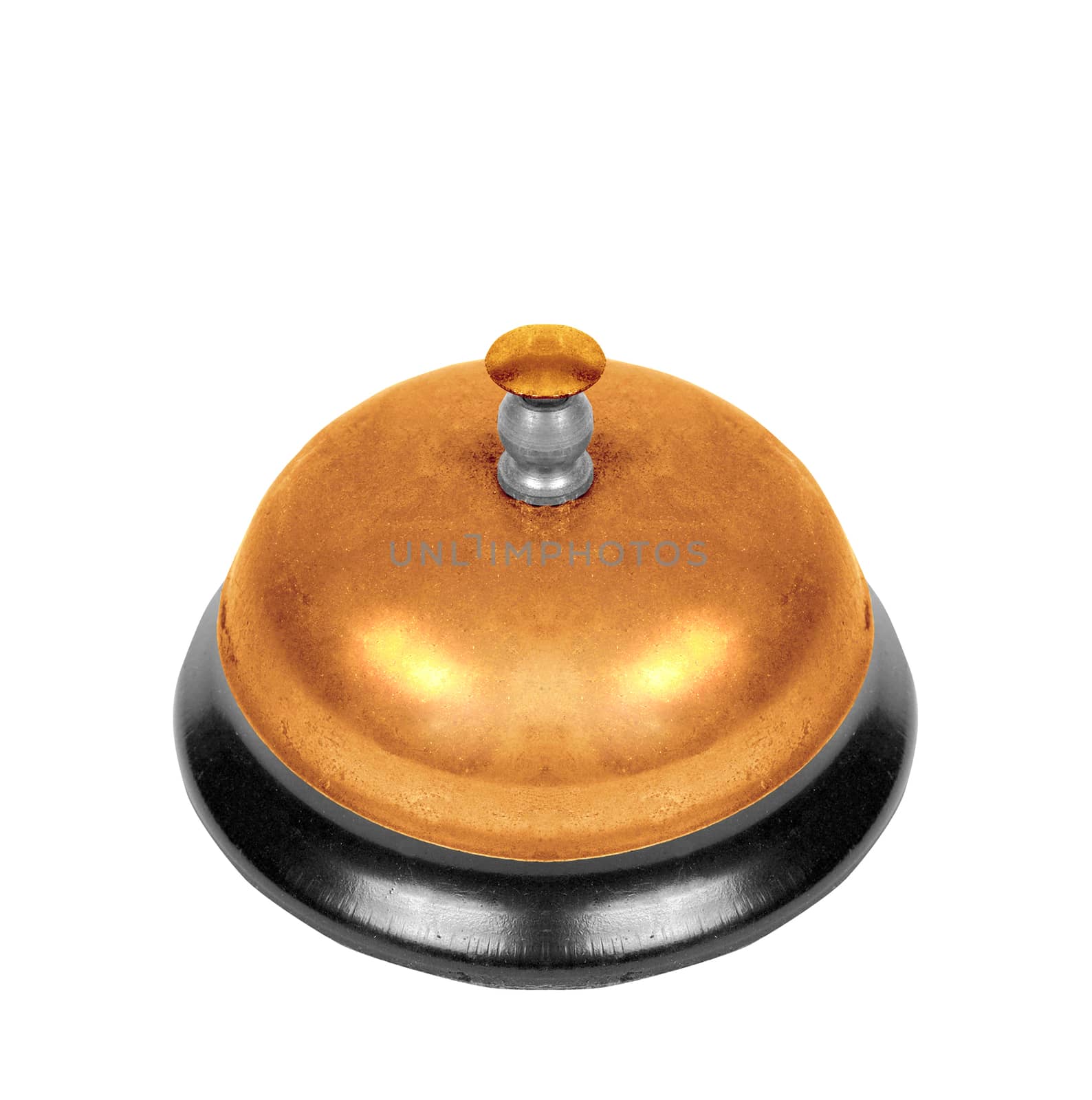 school bell isolated on white background