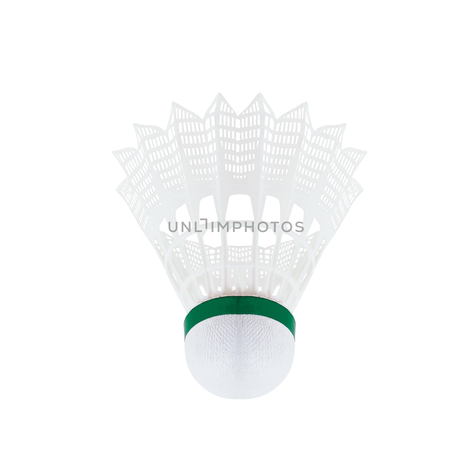 shuttlecock isolated on white background