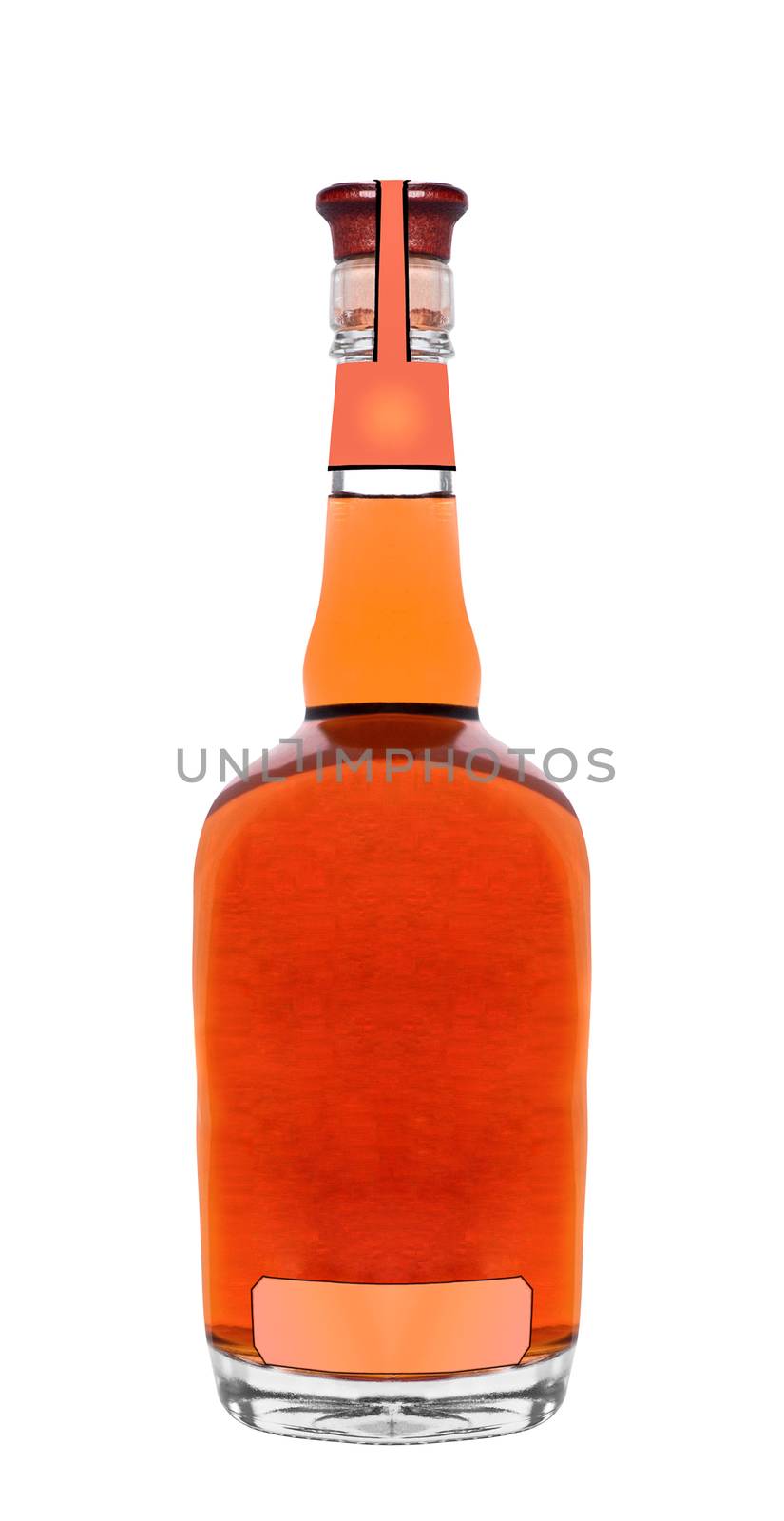 Liquor isolated on white background