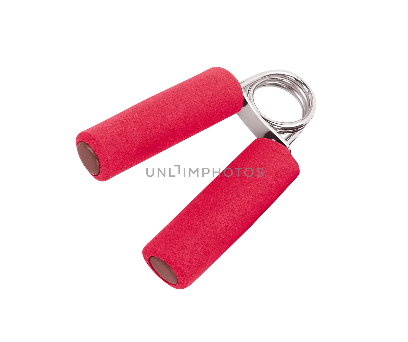 hand grip isolated on white