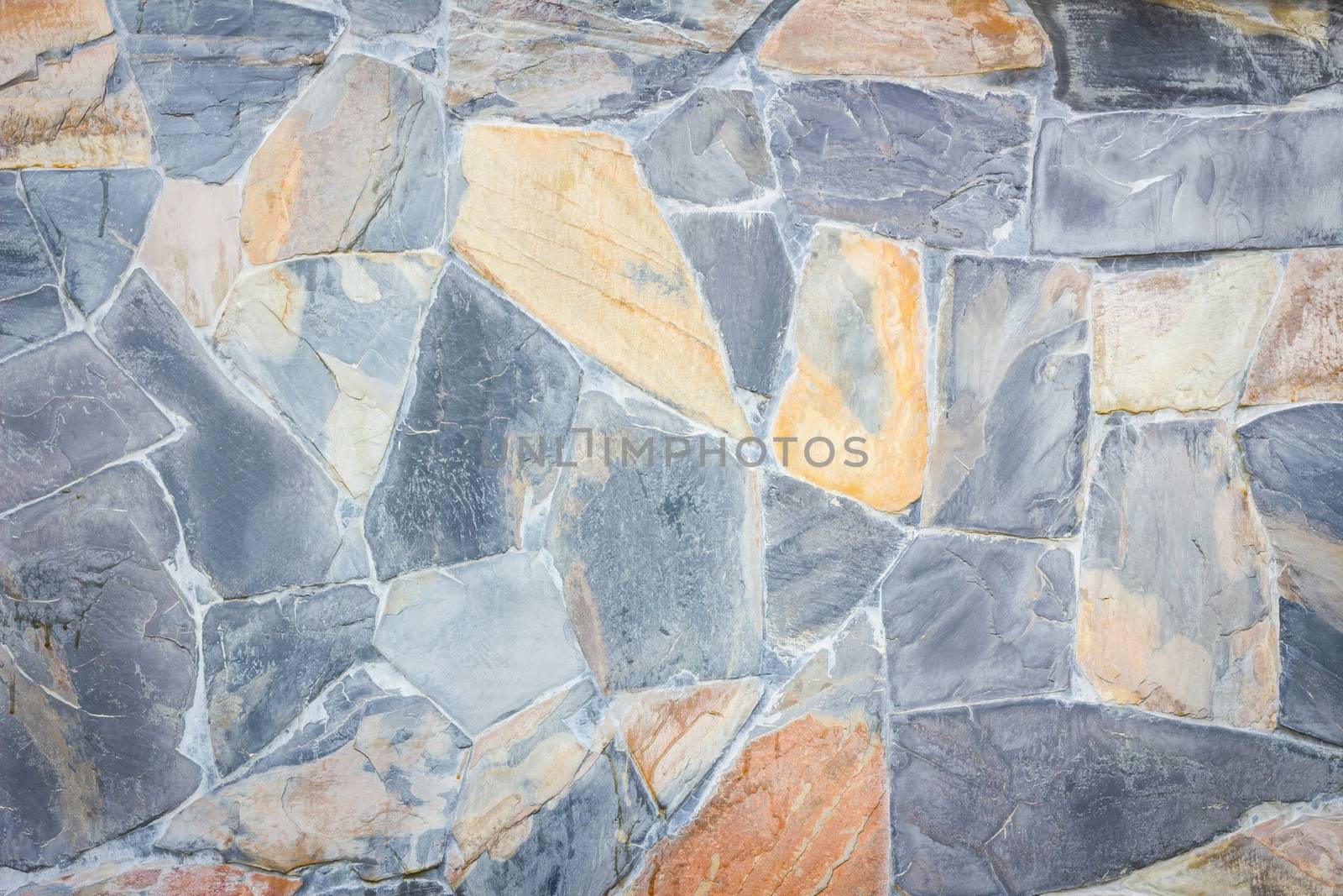 Grunge Mosaic Stone Wall. Background and Texture for text or image.
