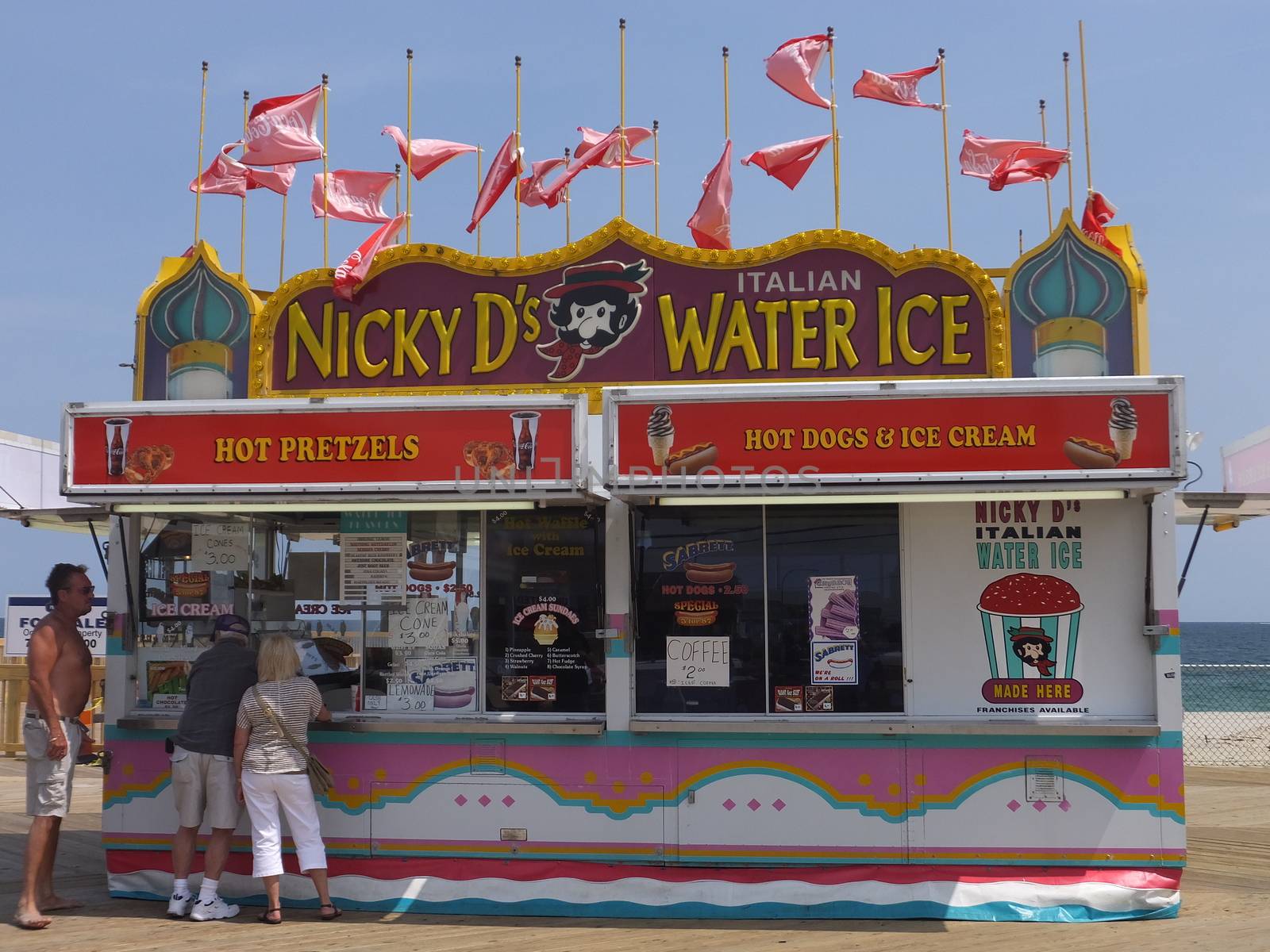 Restaurants at Seaside Heights at Jersey Shore in New Jersey