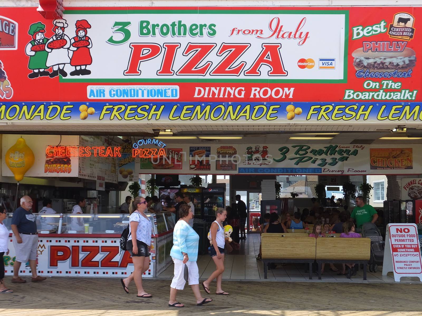 Restaurants at Seaside Heights at Jersey Shore in New Jersey by sainaniritu