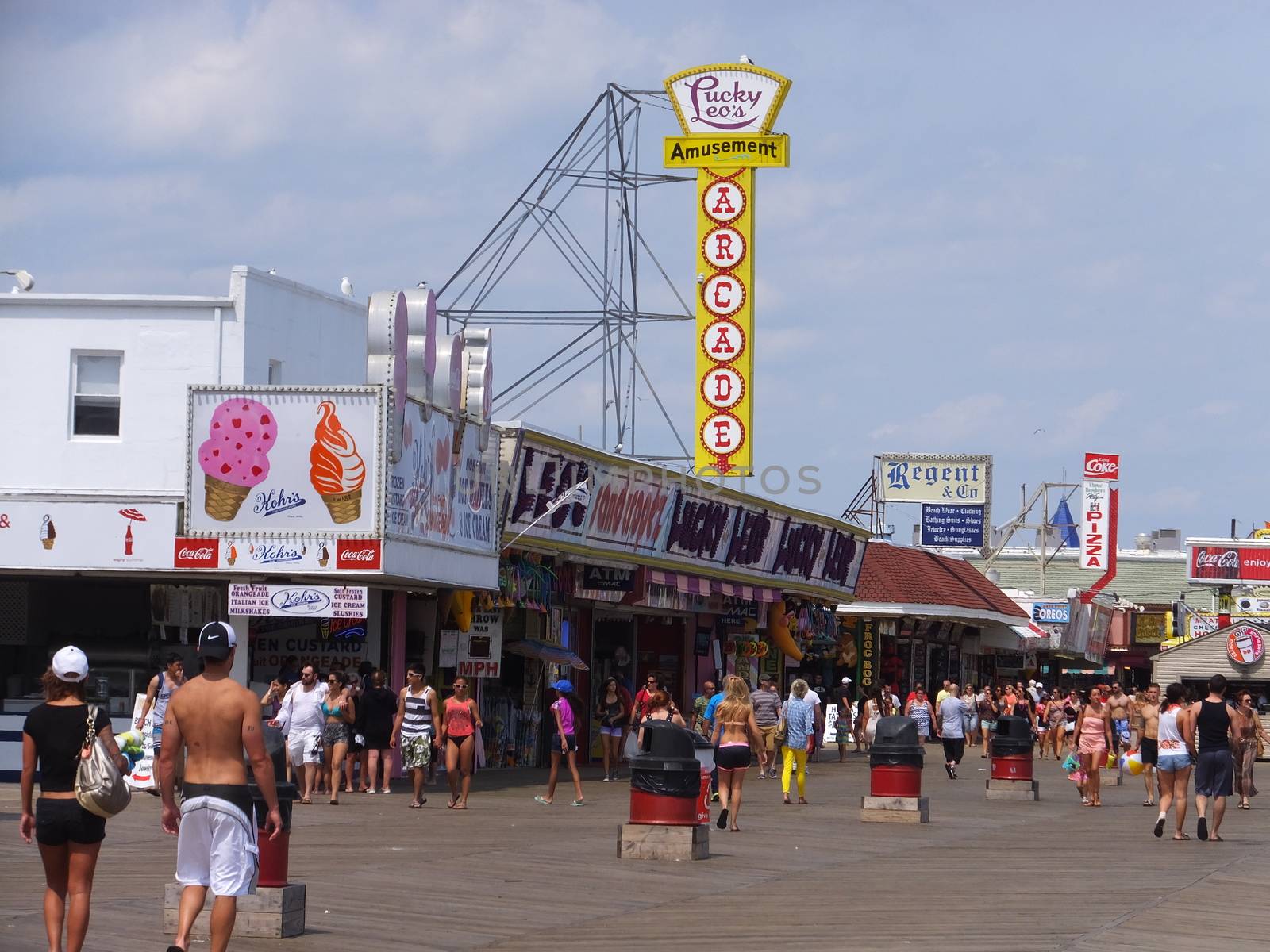 Seaside Heights at Jersey Shore in New Jersey by sainaniritu