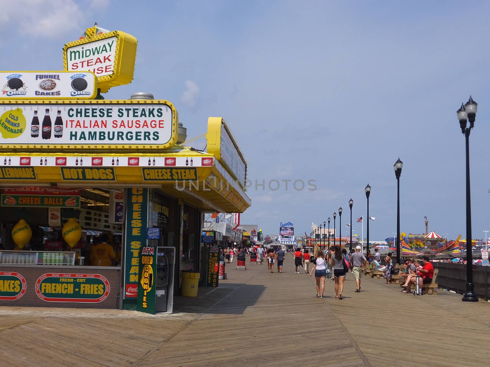 Seaside Heights at Jersey Shore in New Jersey