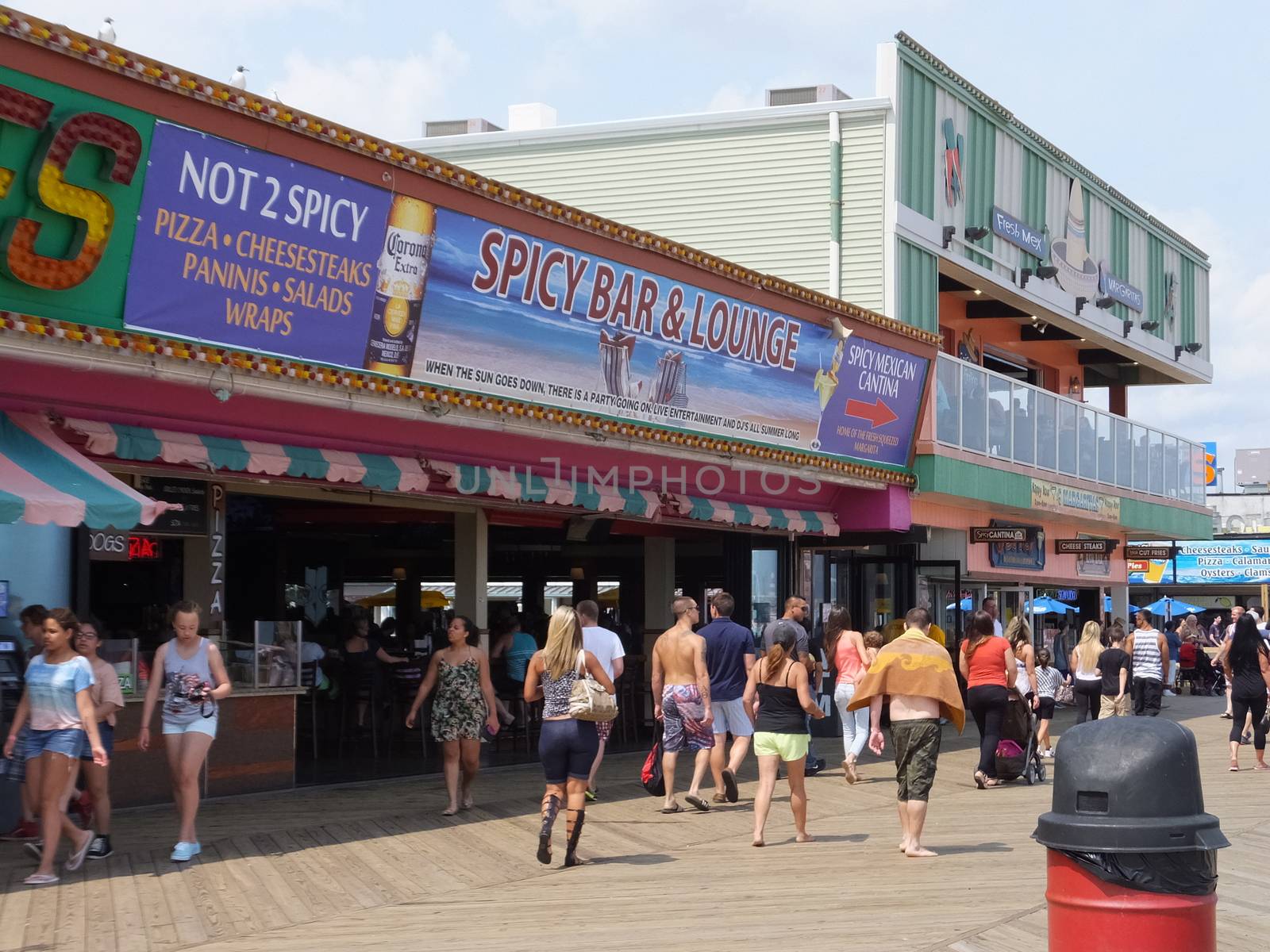 Seaside Heights at Jersey Shore in New Jersey