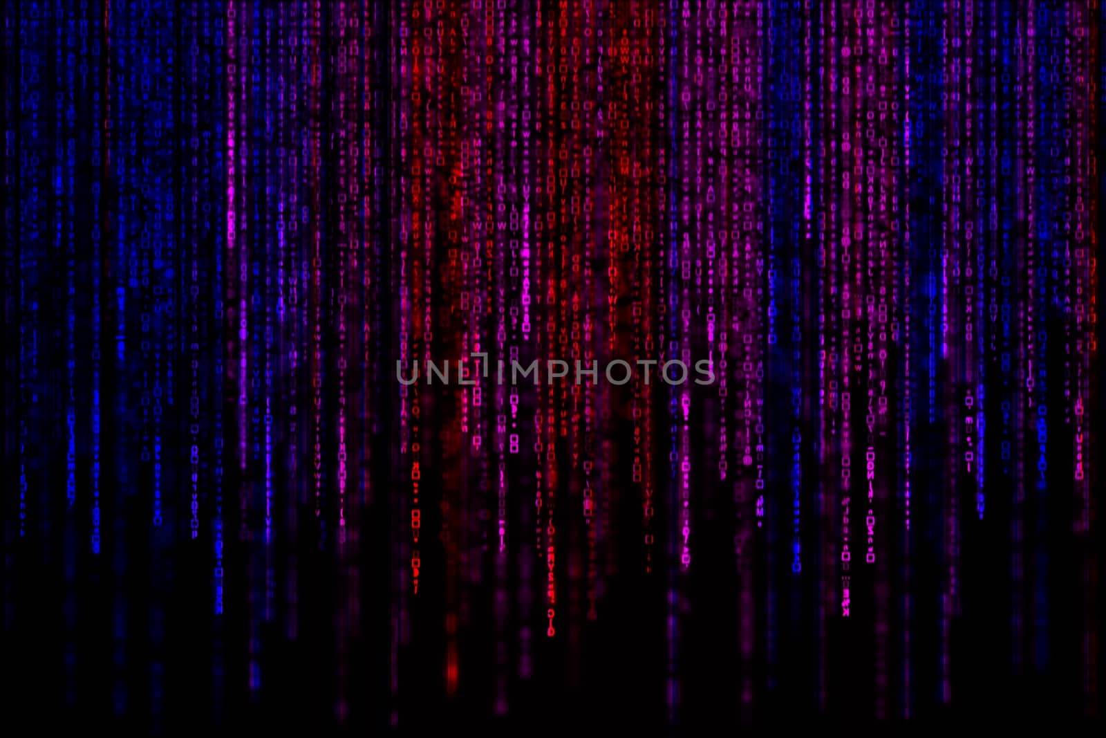 Digital Abstract background, colorful matrix by a3701027