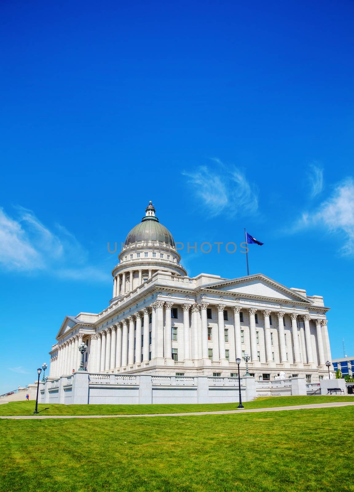 Utah state capitol building in Salt Lake City by AndreyKr