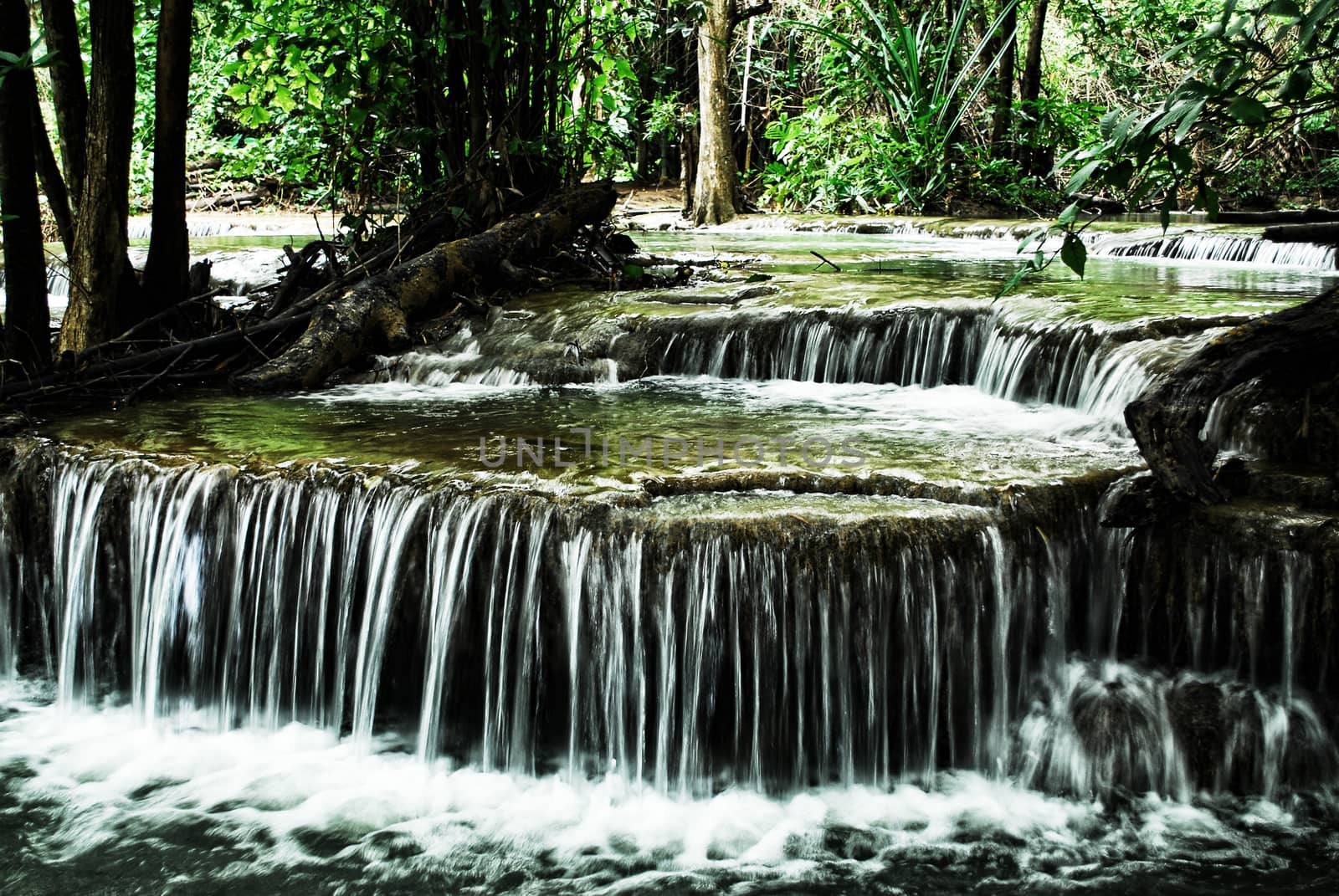 Huay Mae Kamin Waterfalls by prowpat