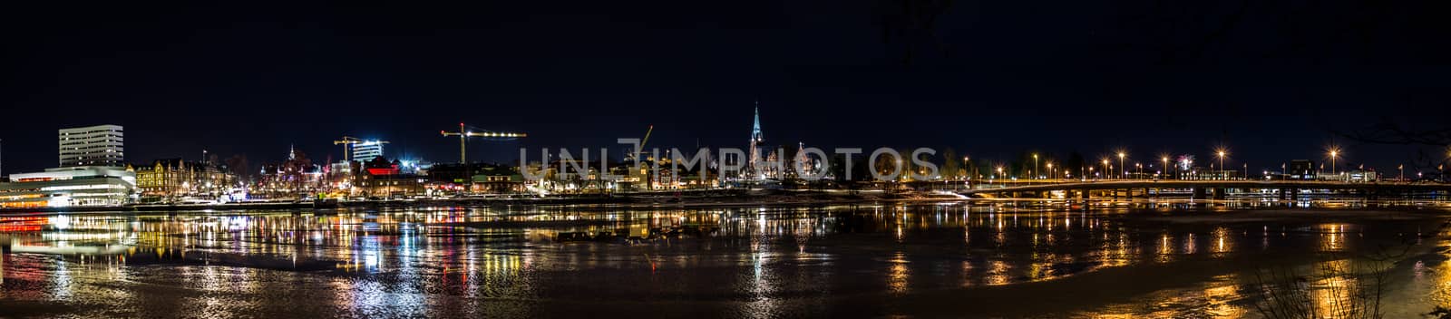 Panorama of the City of Umea, Sweden