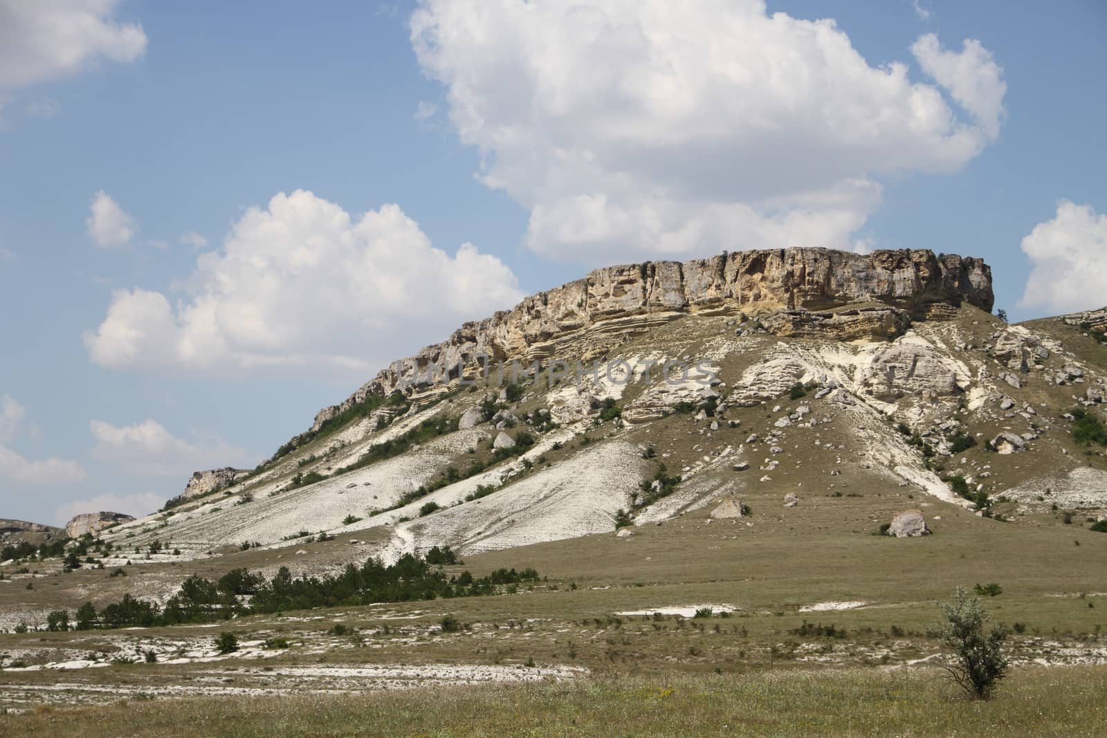 White Rock or Ak-Kaya Crimea natural background