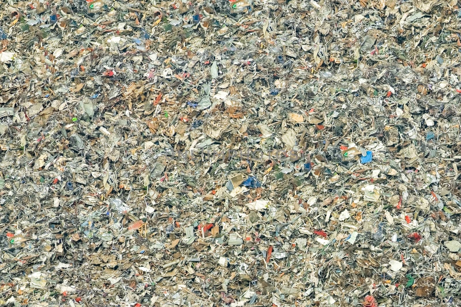 massive pile of decomposing landfill garbage - no visible trademarks