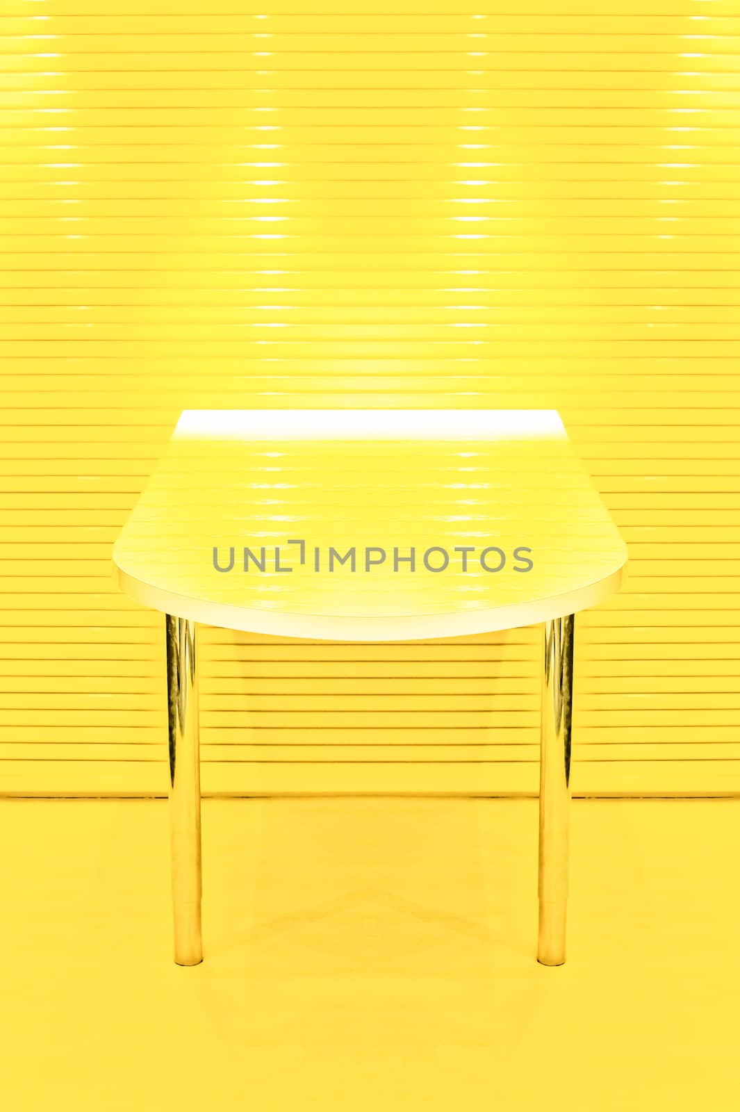 yellow table abstract by nelsonart