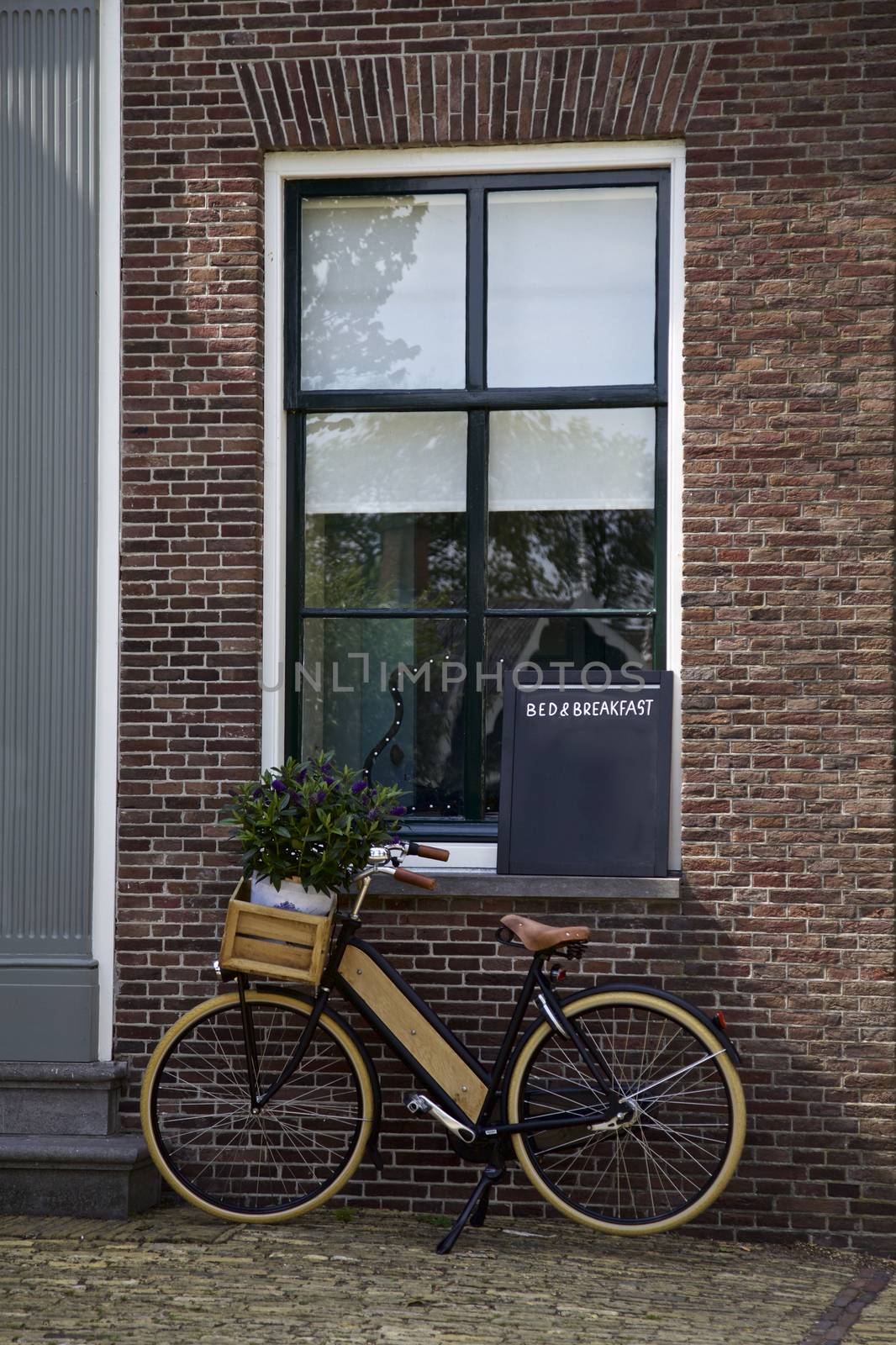 Bicycle, Bed and Breakfast sign, home by instinia