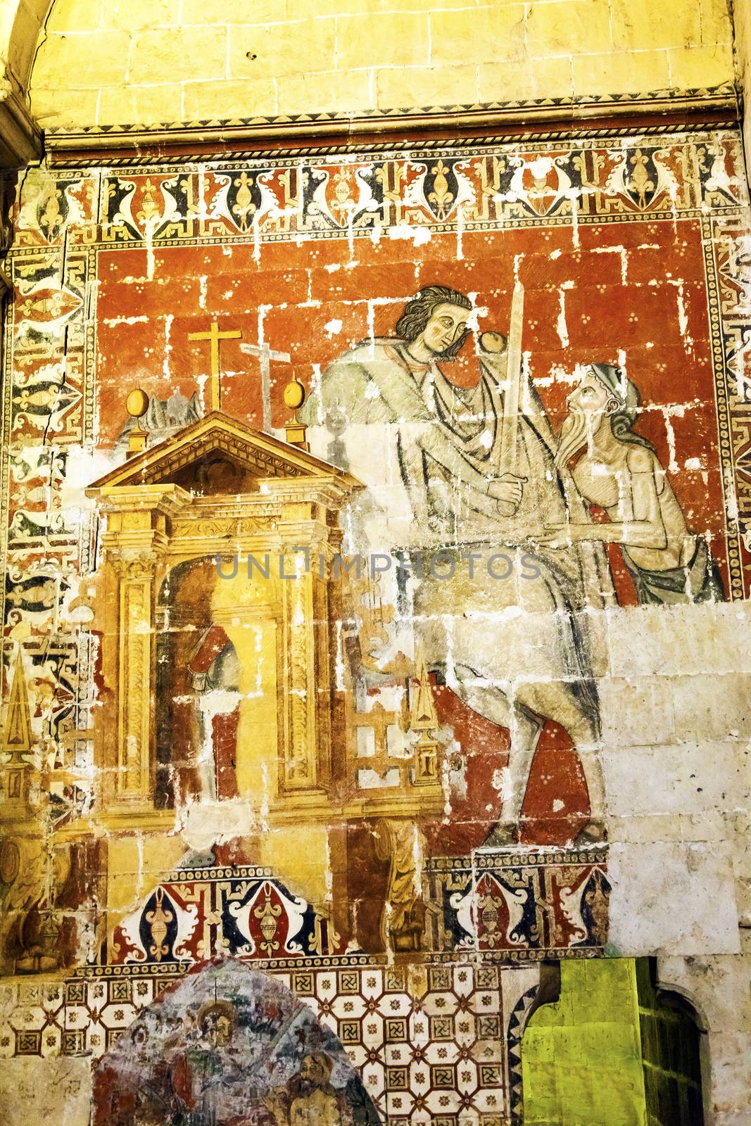 Ancient Mosaic Old Salamanca Cathedral Spain by bill_perry