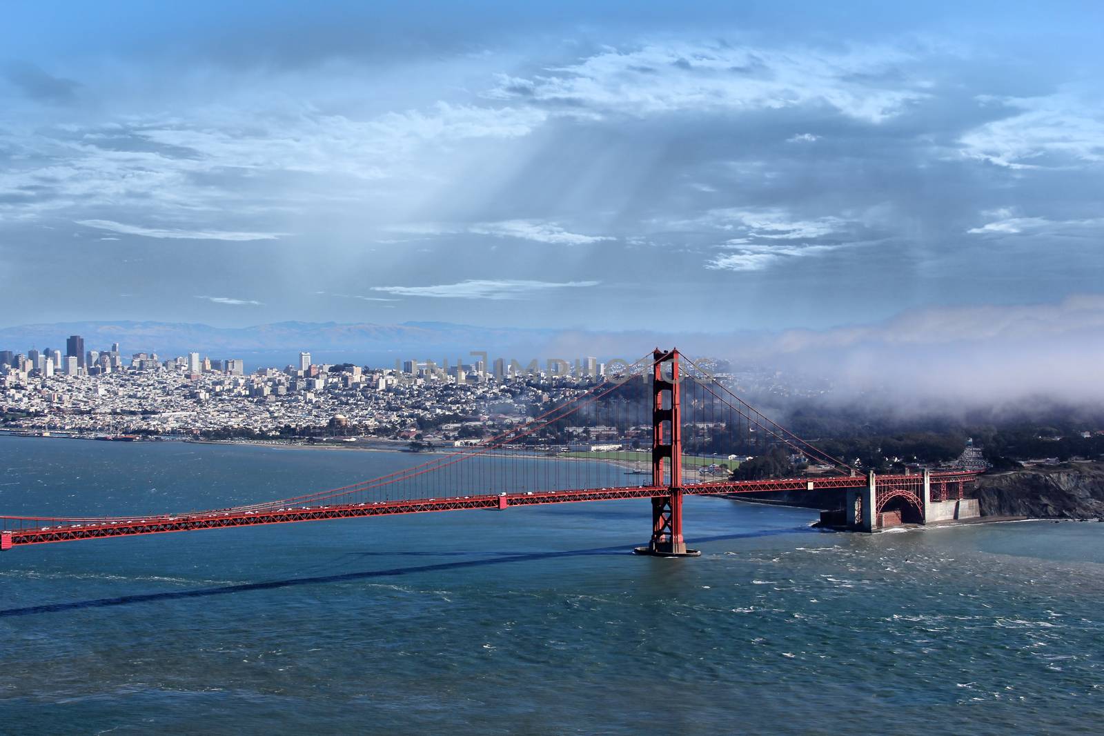 Golden Gate Bridge in San Francisco. California