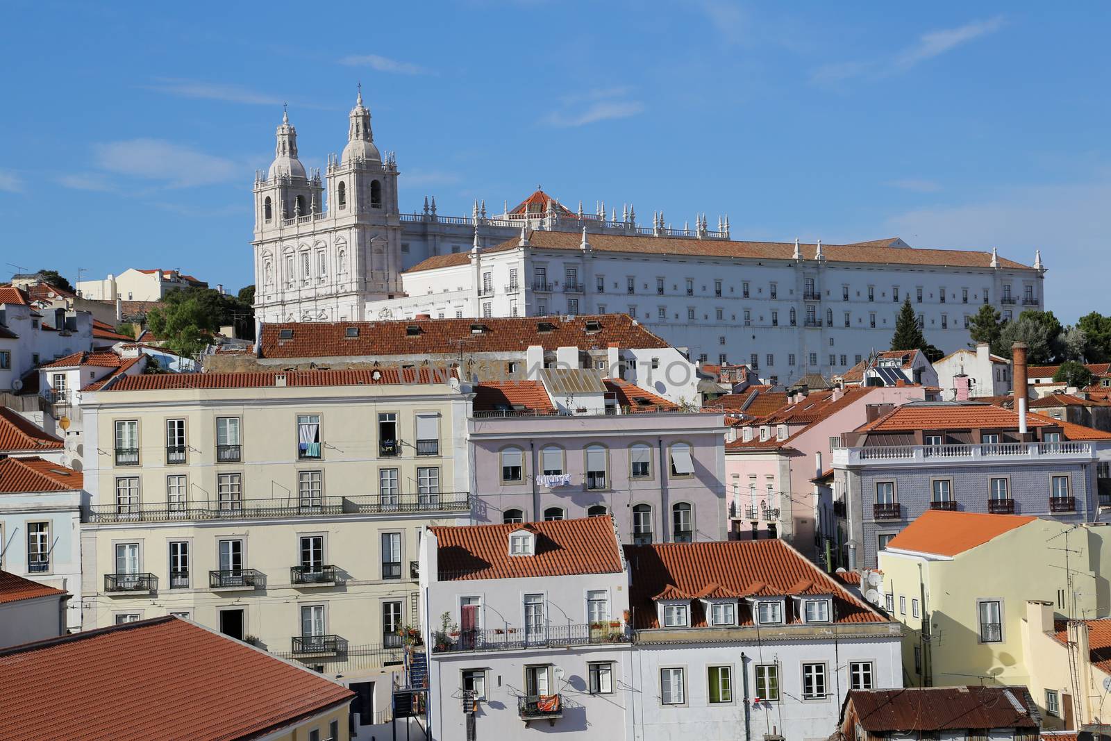 A view on the city of Lisbon - monastery
